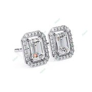 Emerald Halo Studs Earring STHA1339